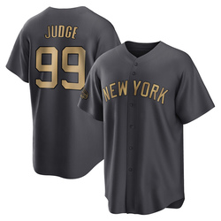 Wholesale Men 99 aaron judge 35 clay holmes 45 gerrit cole 39 jose trevino  charcoal black cool base jersey From m.