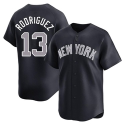 Alex Rodriguez Men's New York Yankees Navy Limited Alternate Jersey