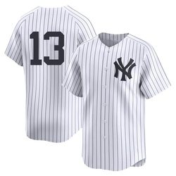 Alex Rodriguez Youth New York Yankees White Limited Yankee Home 2nd Jersey