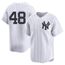 Anthony Rizzo Youth New York Yankees White Limited Yankee Home 2nd Jersey