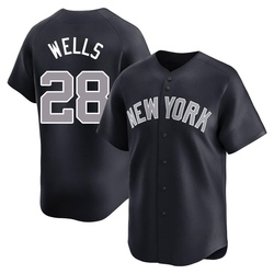 Austin Wells Men's New York Yankees Navy Limited Alternate Jersey