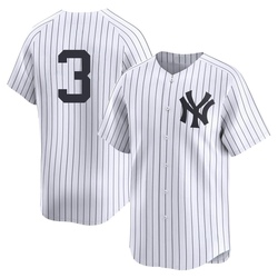 Babe Ruth Men's New York Yankees White Limited Yankee Home 2nd Jersey