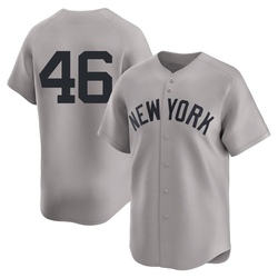 Baron Stuart Men's New York Yankees Gray Limited Away 2nd Jersey