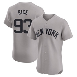 Ben Rice Men's New York Yankees Gray Elite Road Jersey