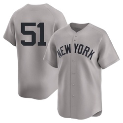 Bernie Williams Men's New York Yankees Gray Limited Away 2nd Jersey