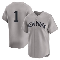 Billy Martin Men's New York Yankees Gray Limited Away 2nd Jersey