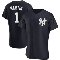 Majestic New York Yankees BILLY MARTIN Sewn Baseball JERSEY GRAY –