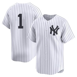 Billy Martin Men's New York Yankees White Limited Yankee Home 2nd Jersey