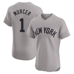 Bobby Murcer Men's New York Yankees Gray Elite Road Jersey