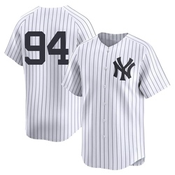 Carlos Narvaez Men's New York Yankees White Limited Yankee Home 2nd Jersey