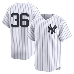 Clarke Schmidt Men's New York Yankees White Limited Yankee Home 2nd Jersey