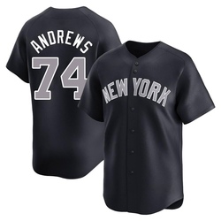 Clayton Andrews Men's New York Yankees Navy Limited Alternate Jersey