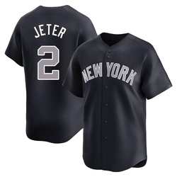 Derek Jeter Men's New York Yankees Navy Limited Alternate Jersey