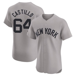 Diego Castillo Men's New York Yankees Gray Elite Road Jersey