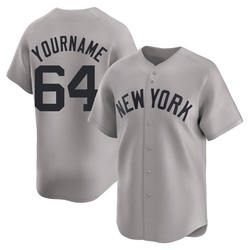 Diego Castillo Men's New York Yankees Gray Limited Away Jersey