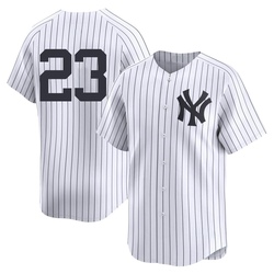 Don Mattingly Men's New York Yankees White Limited Yankee Home 2nd Jersey