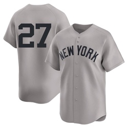 Giancarlo Stanton Men's New York Yankees Gray Limited Away 2nd Jersey