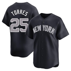 Gleyber Torres Youth New York Yankees Navy Limited Alternate Jersey