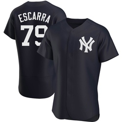 J.C. Escarra Men's New York Yankees Navy Authentic Alternate Jersey