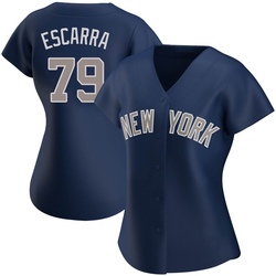 J.C. Escarra Women's New York Yankees Navy Authentic Alternate Jersey