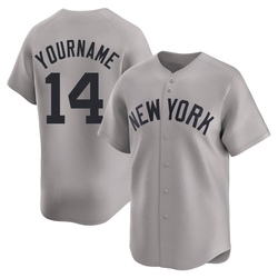 Jackson Castillo Men's New York Yankees Gray Limited Away Jersey