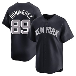 Jasson Dominguez Men's New York Yankees Navy Limited Alternate Jersey