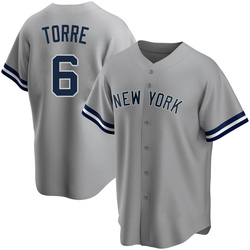 Joe Torre Signed New York (Grey #6) Baseball Jersey - JSA – Palm Beach  Autographs LLC