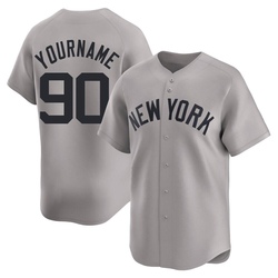 Jorbit Vivas Men's New York Yankees Gray Limited Away Jersey