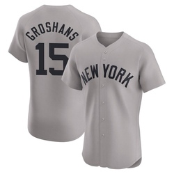 Jordan Groshans Men's New York Yankees Gray Elite Road Jersey