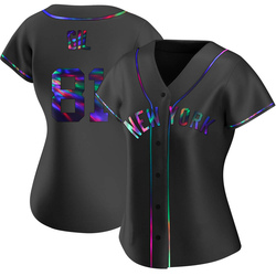 Luis Gil Women's New York Yankees Black Holographic Replica Alternate Jersey