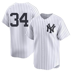 Mel Stottlemyre Men's New York Yankees White Limited Yankee Home 2nd Jersey