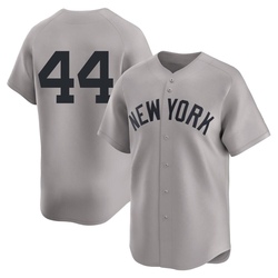 Reggie Jackson Men's New York Yankees Gray Limited Away 2nd Jersey