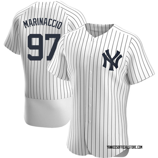 Ron Marinaccio Men's New York Yankees Alternate Jersey - Navy Replica