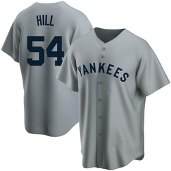 Tim Hill Youth New York Yankees Gray Replica Road Cooperstown Collection Jersey