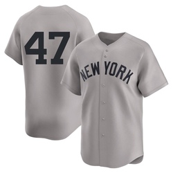 Victor Gonzalez Men's New York Yankees Gray Limited Away 2nd Jersey